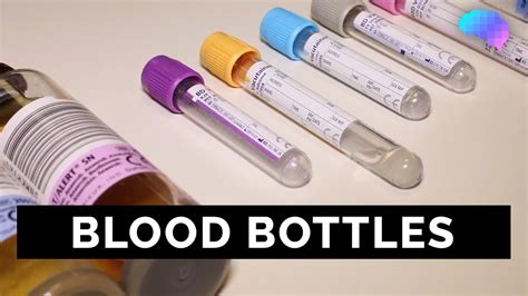 blood bottles for blood tests